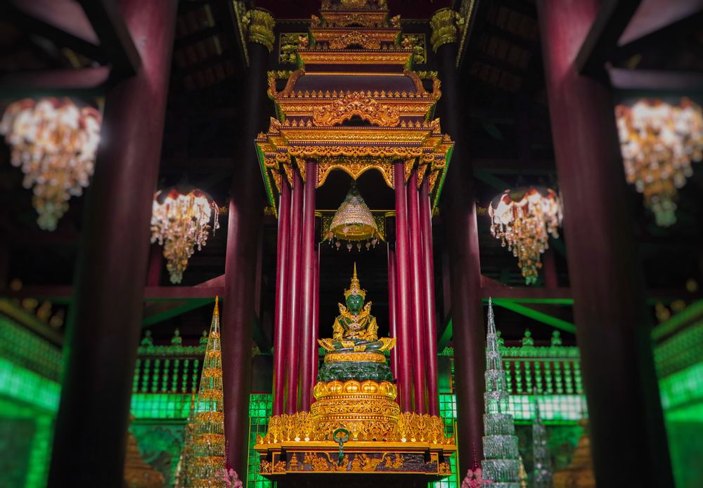 The Emerald Buddha Statue in Wat Phra Kaew