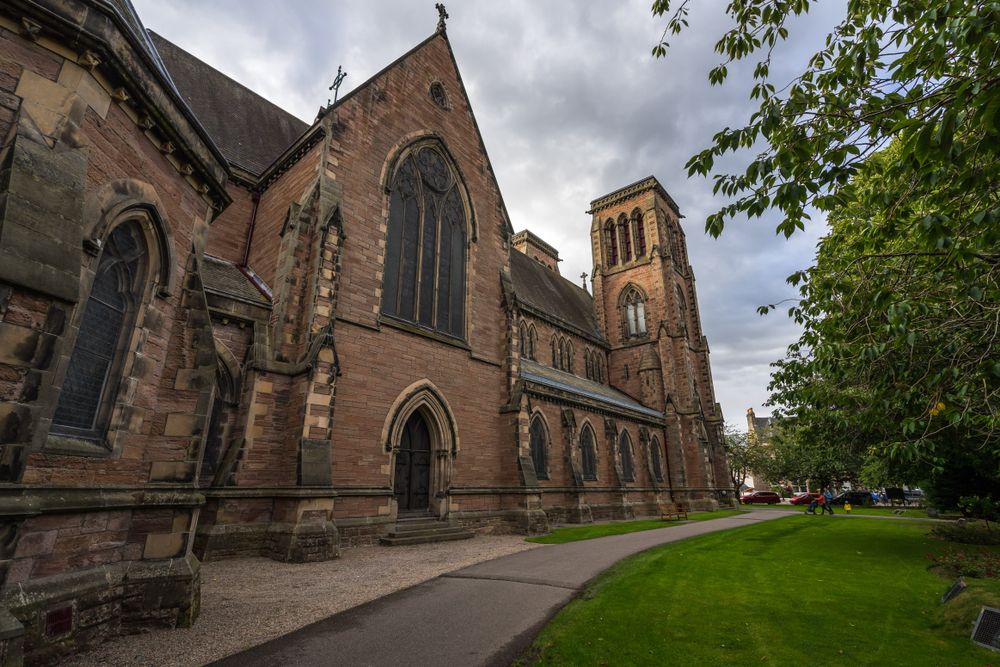 Closer View of Inverness Cathedral
