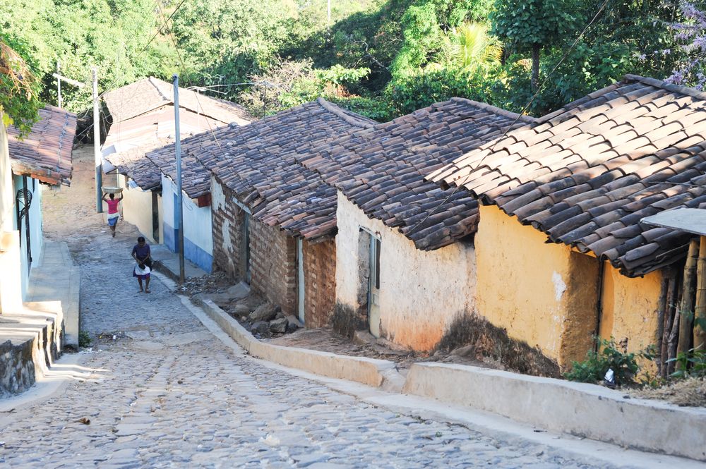View of a Street in Suchitoto