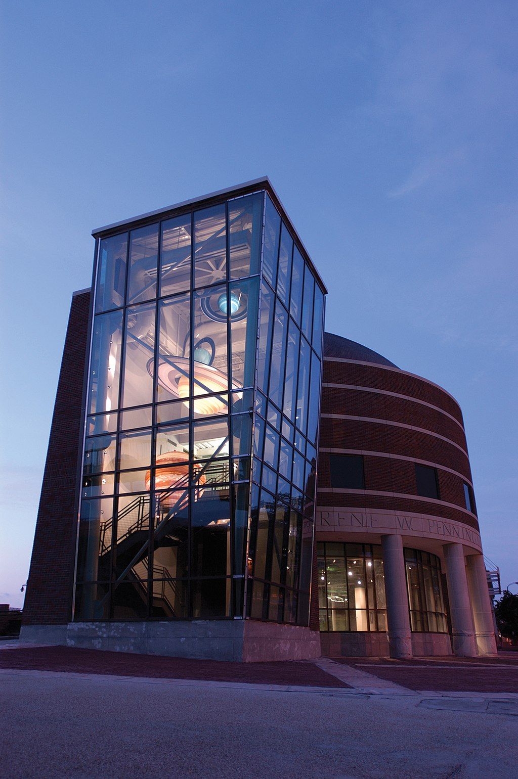 Exterior of Louisiana Art & Science Museum