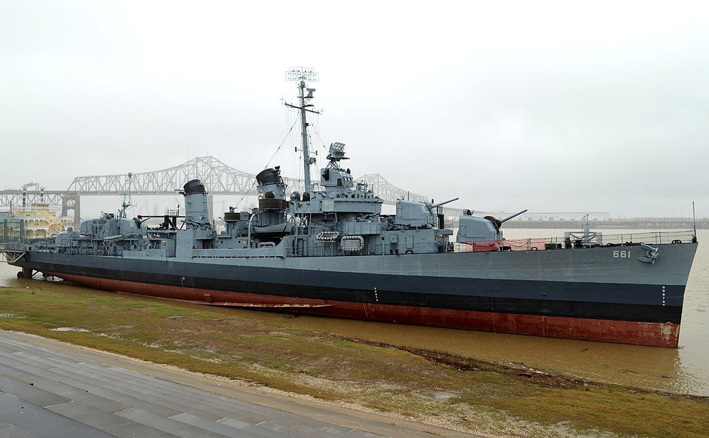 The warship of USS KIDD Veterans Museum