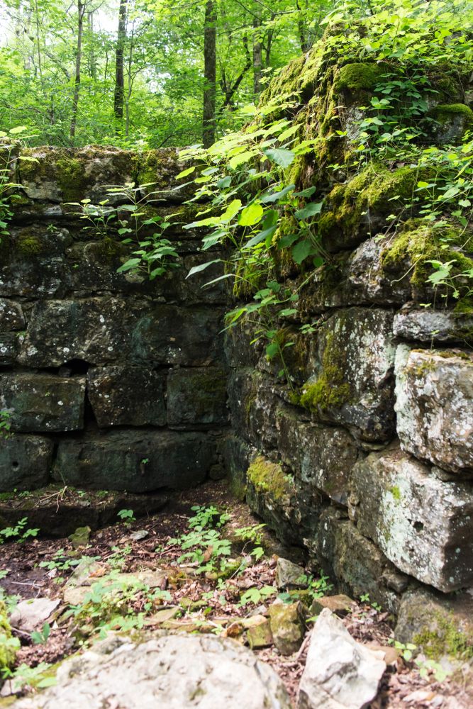 Ruins at Old Stone Fort State Archaeological Park