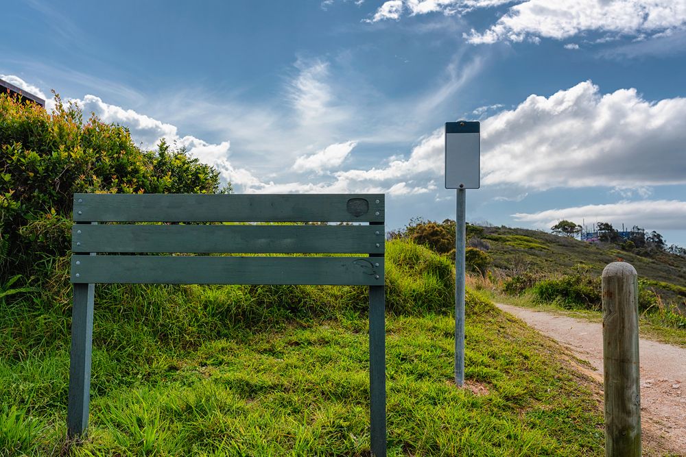 Starting point of a trail at Arakwal National Park