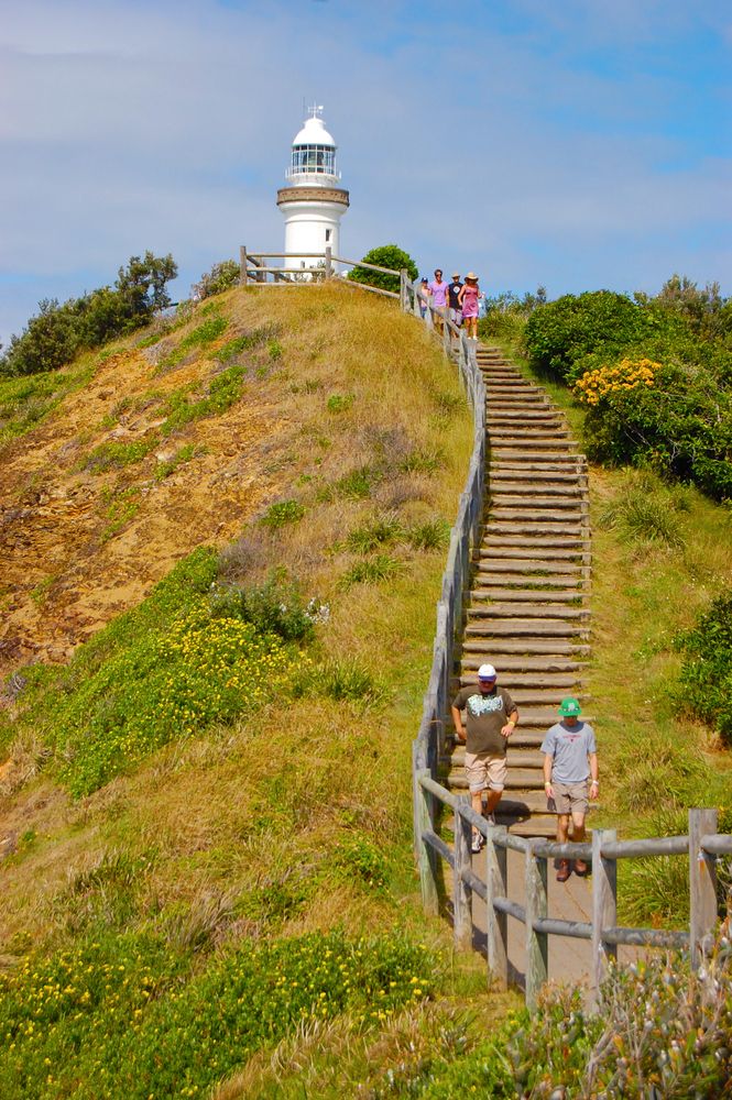 Steps leading up to Cape Byron Lighthouse