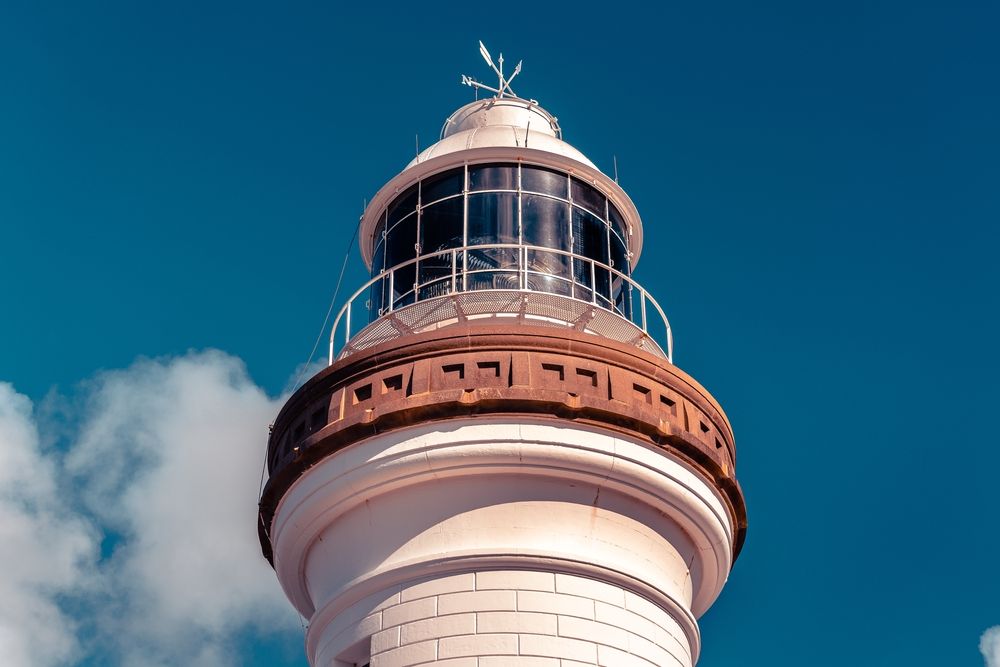 The top of Cape Byron Lighthouse