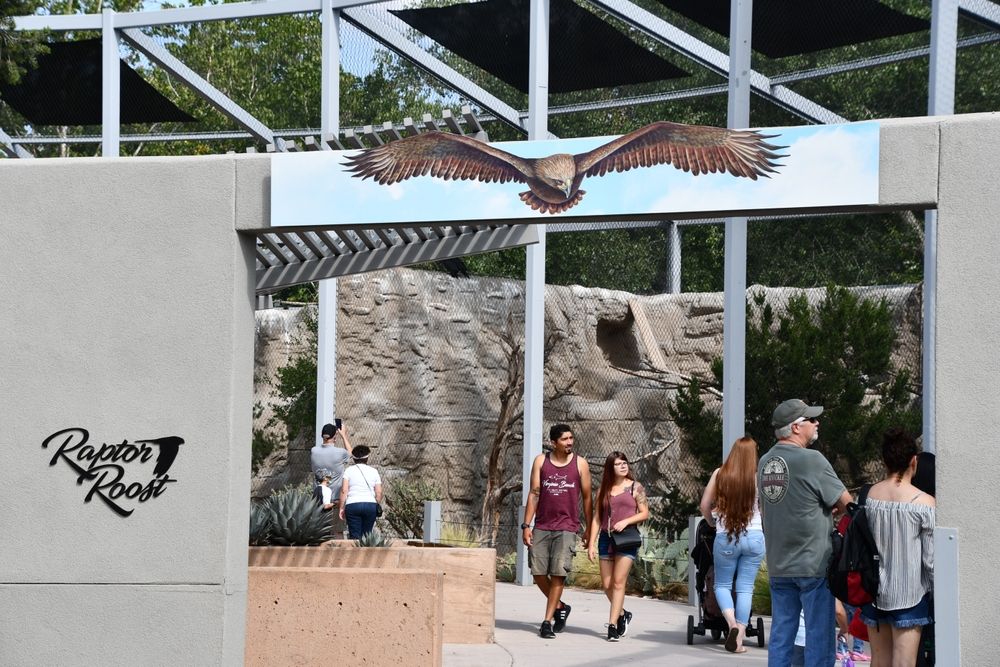 People at ABQ BioPark Zoo