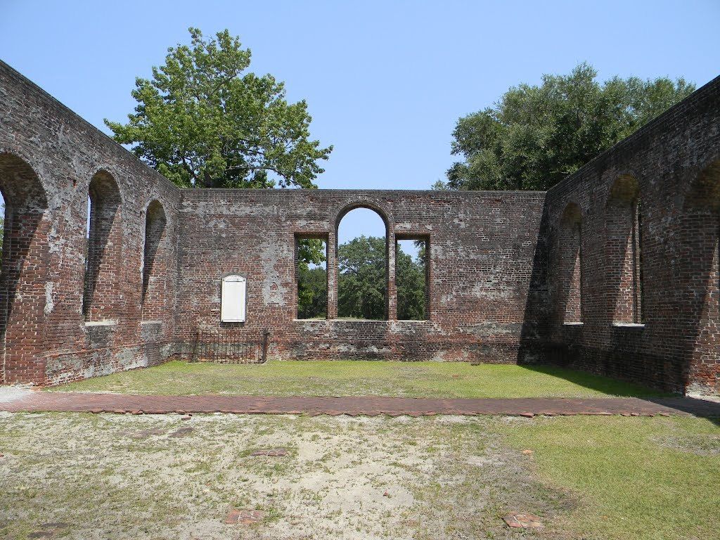 Church ruins at Brunswick Town and Fort Anderson
