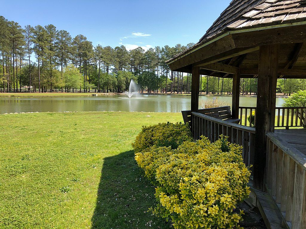 Sunny day at Dellinger Park