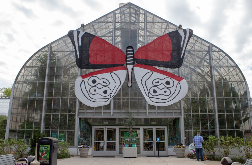 Exterior of the Irwin M. Krohn Conservatory