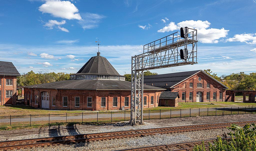 Exterior of Martinsburg Roundhouse