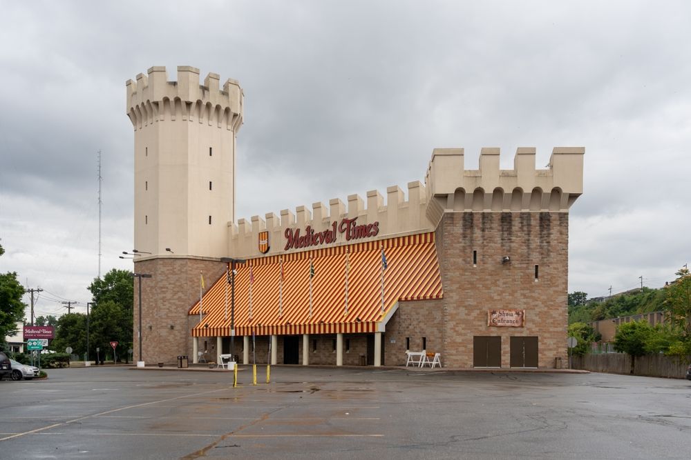 Exterior of the Medieval Times Dinner & Tournament
