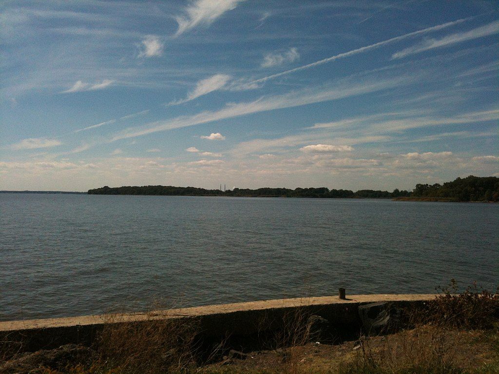 The waters of North Point State Park