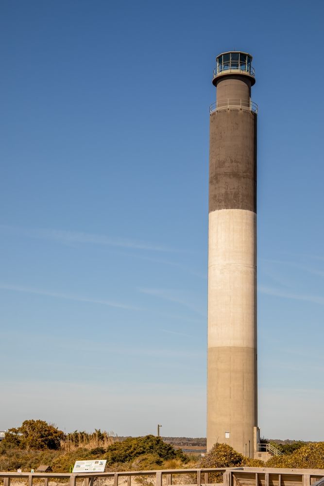 Exterior of the Old Oak Island Lighthouse