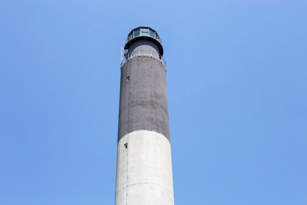 Clear skies over the Old Oak Island Lighthouse