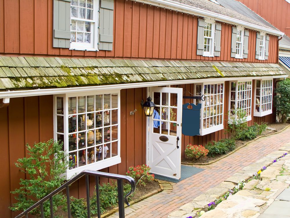 Rustic storefront at Peddler's Village