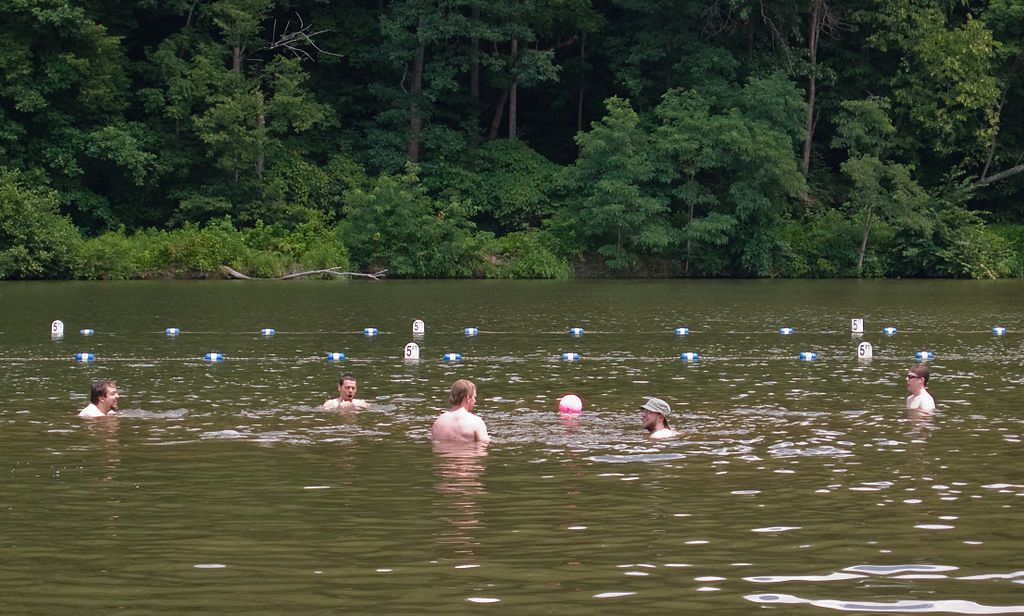 Swimming at Raccoon Creek State Park