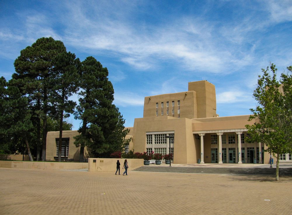 A building at The University of New Mexico