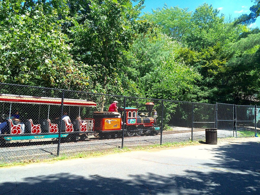 A train at Van Saun County Park