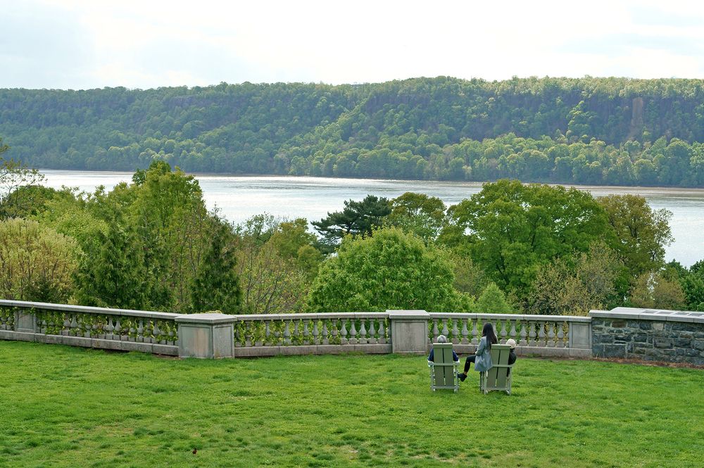 The grounds of the Wave Hill Public Garden & Cultural Center