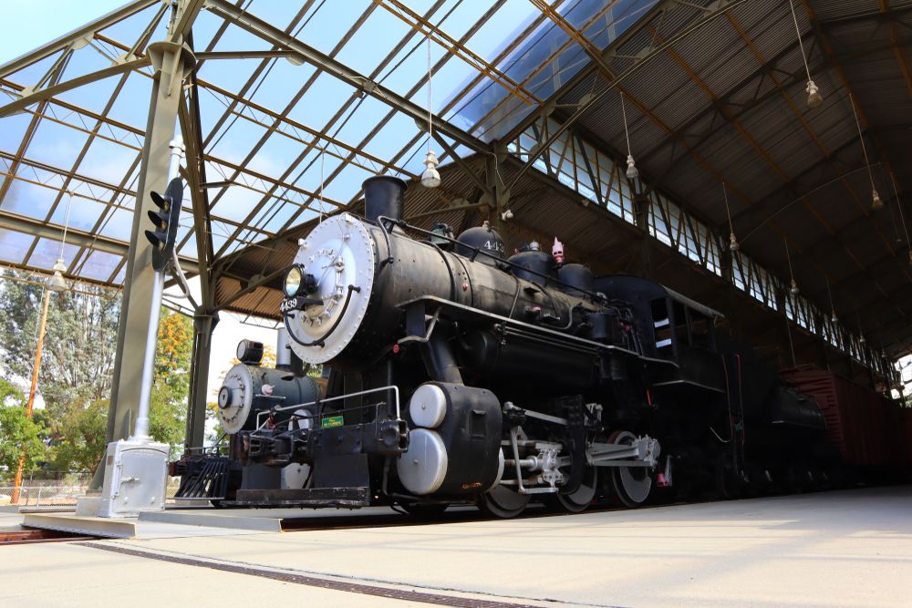 Steam locomotive at Travel Town Railroad