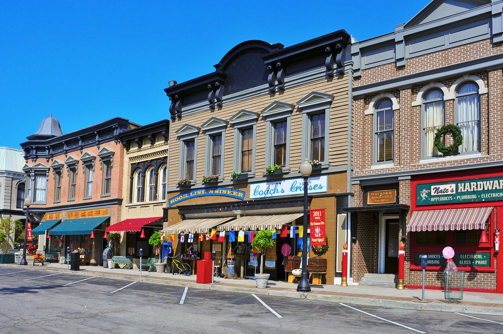 Film set at Warner Bros Studios tour