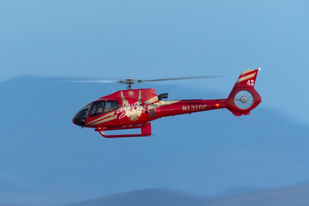 Helicopter of Papillon Grand Canyon Helicopter Tours