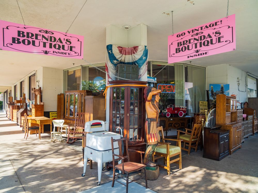 Vintage items at Sherman's House of Antiques