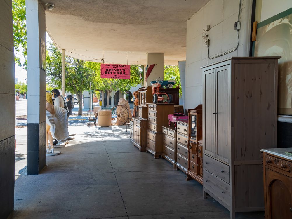 Vintage dressers at Sherman's House of Antiques