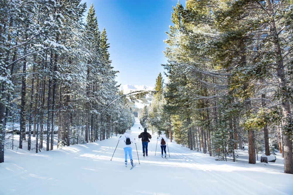 Skiing at Breckenridge Nordic Center
