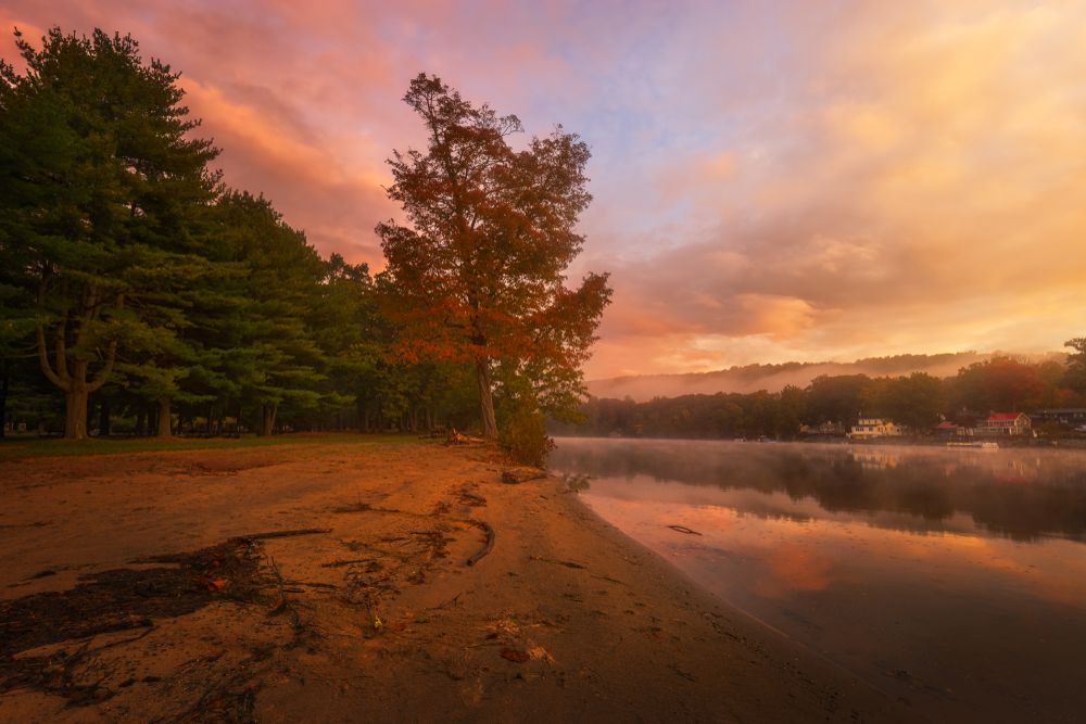 Scenic view of Indian Well State Park