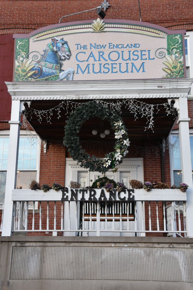 Entrance to the New England Carousel Museum