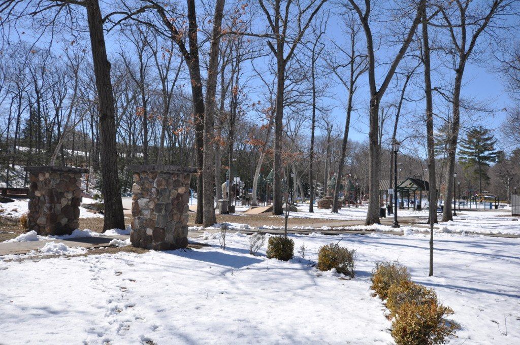 Winter scene at Rockwell Park