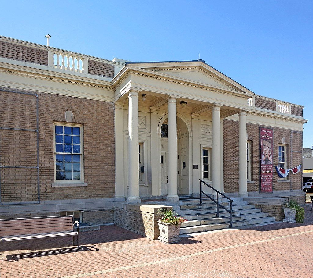 Side view of Matagorda County Museum's exterior