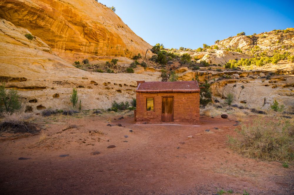 View of Behunin Cabin