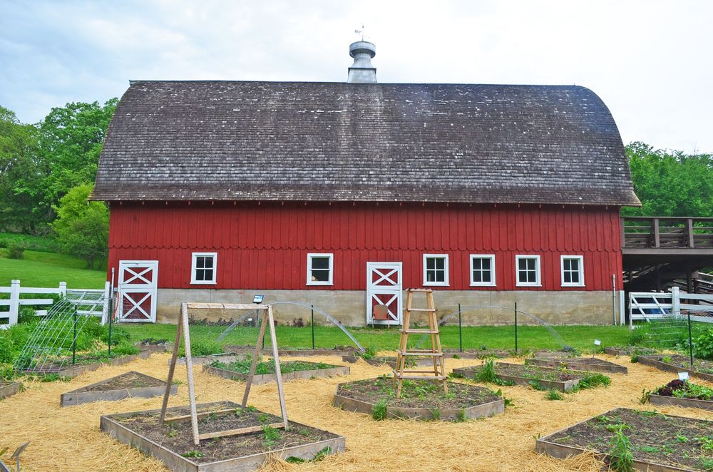 View of Seed Savers Exchange Heritage Farm