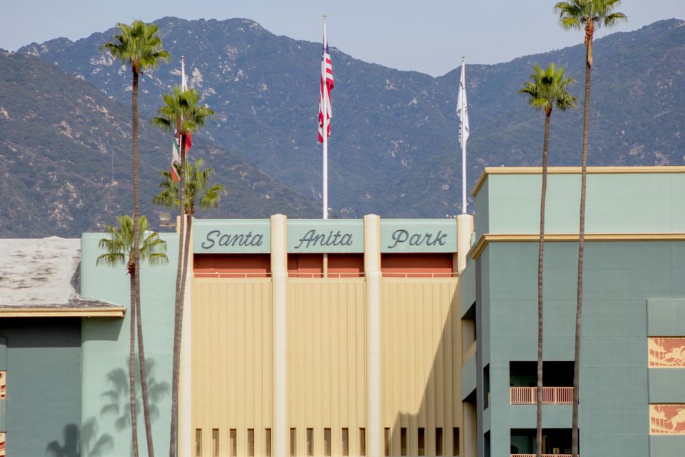 View of Santa Anita Race Park