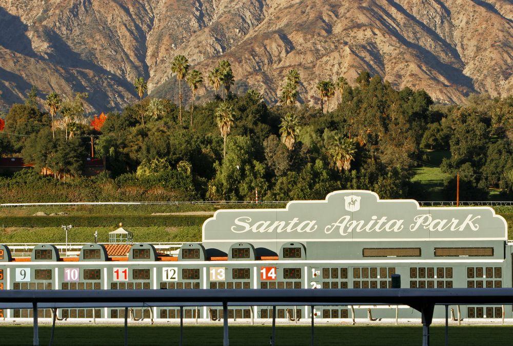 View of Santa Anita Race Park