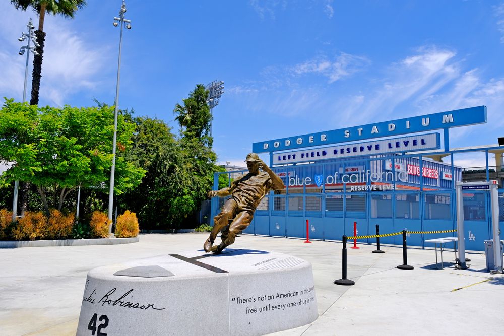 Exterior of the Dodger Stadium