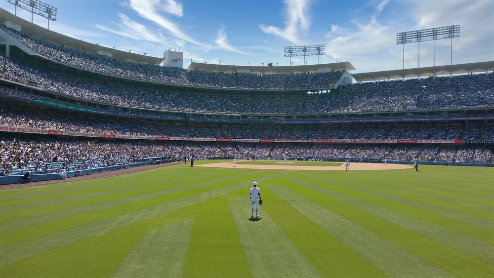 Field of the Dodger Stadium