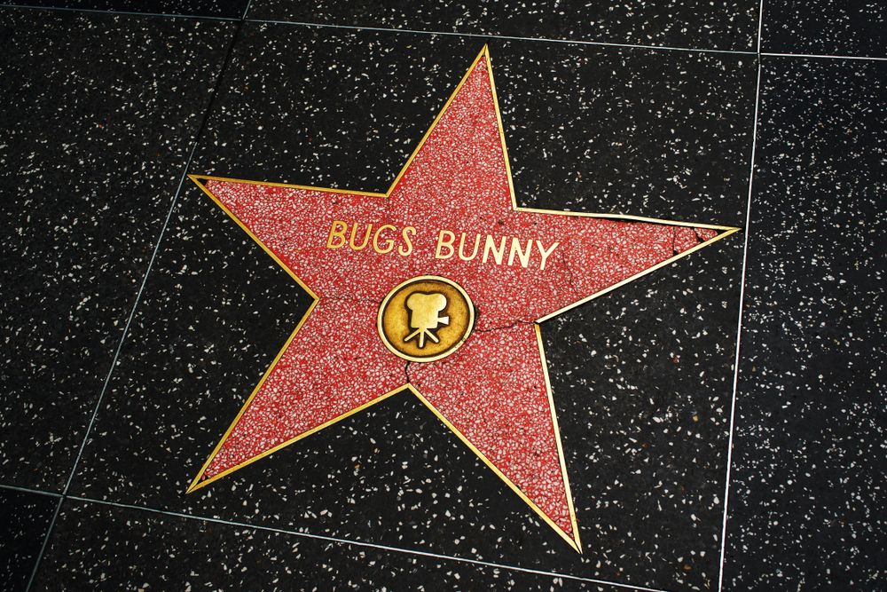 Bugs Bunny star at the Hollywood Walk of Fame