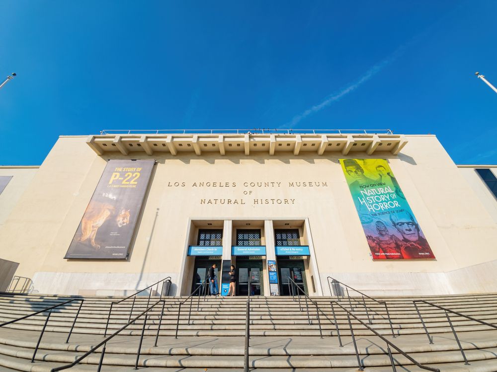 Exterior of the Natural History Museum of Los Angeles County