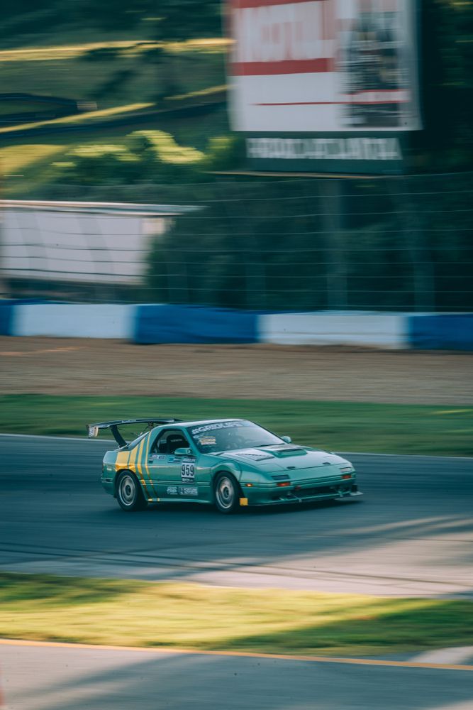 A race car along Michelin Raceway Road Atlanta