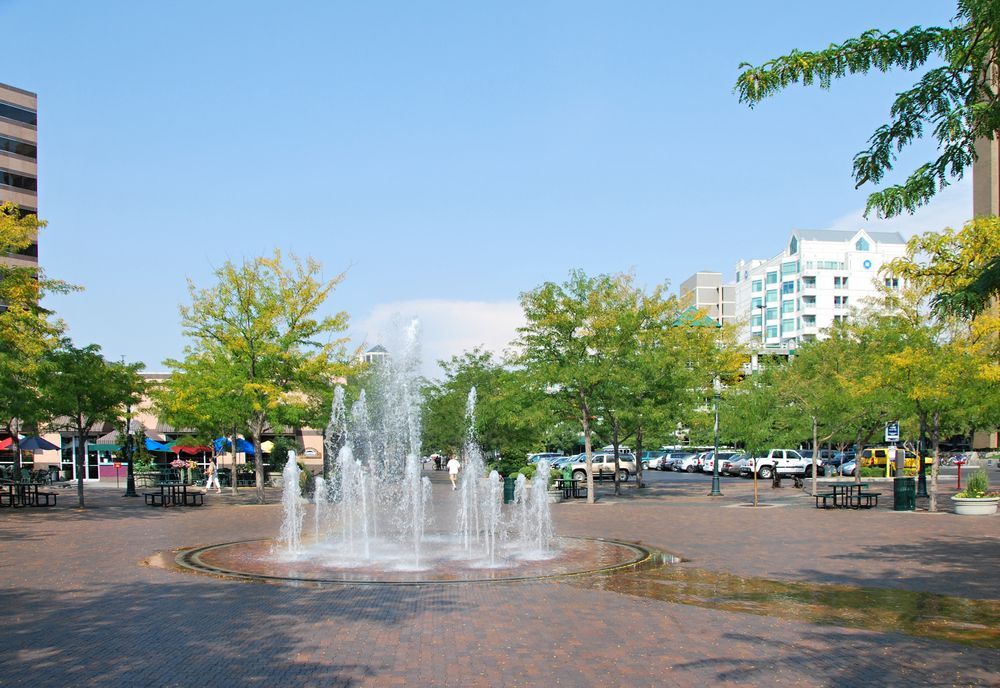 Fountain at Downtown Boise