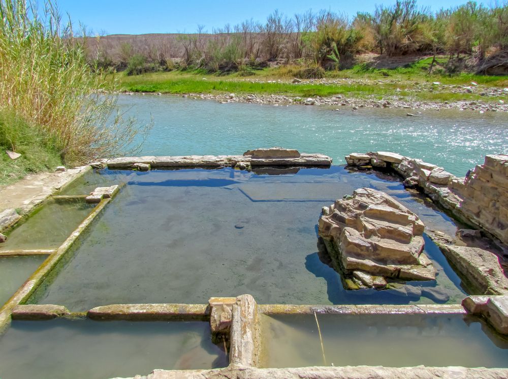 The waters of Langford Hot Springs