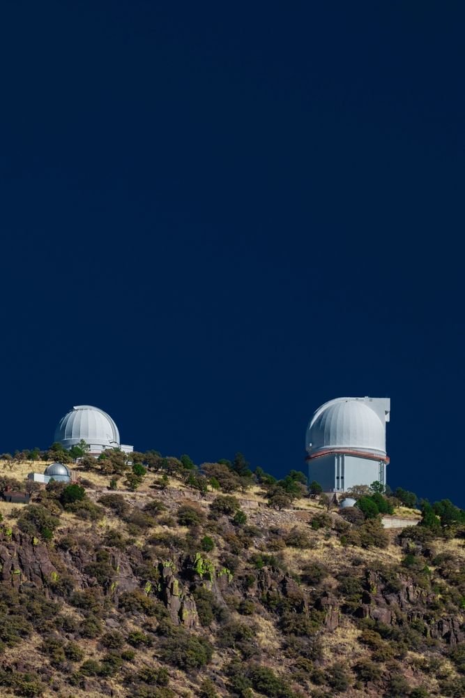 Daytime view of the McDonald Observatory
