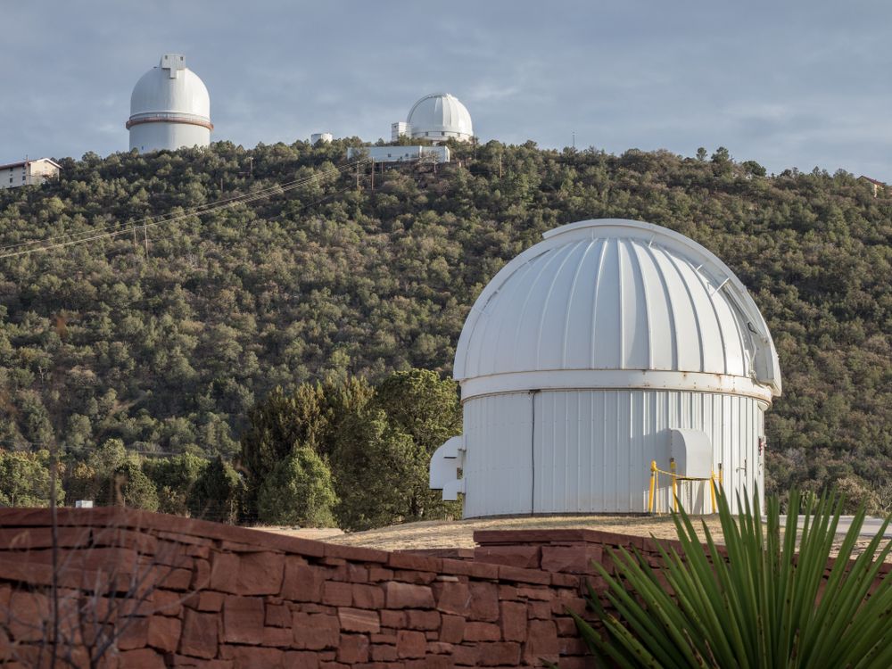 The domes of McDonald Observatory