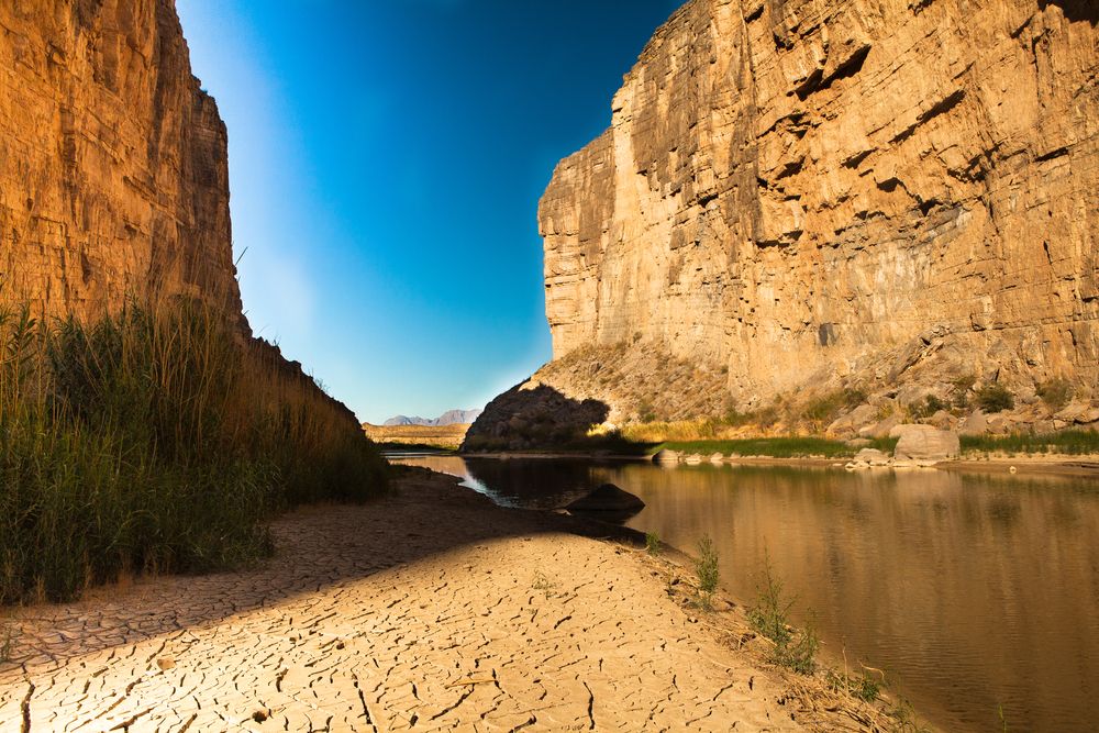 Scenic view of the Santa Elena Canyon Trail