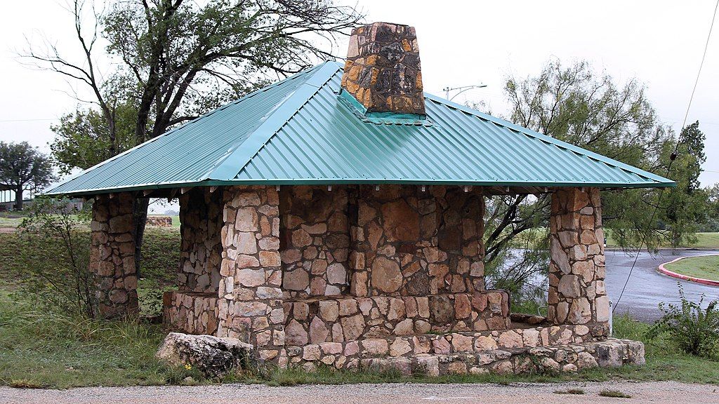 The warming hut of Comanche Trail Golf Course