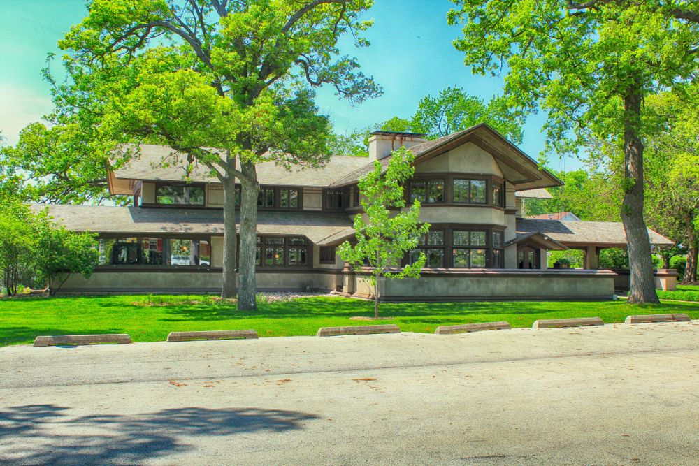 Exterior of B. Harley Bradley House