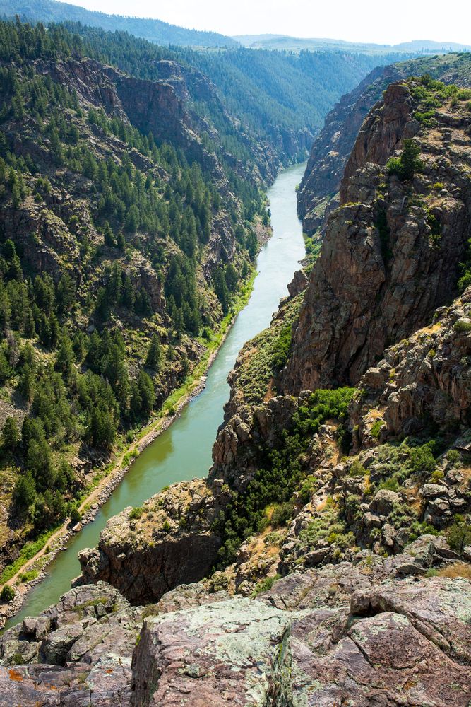 Aerial view of the Gunnison River
